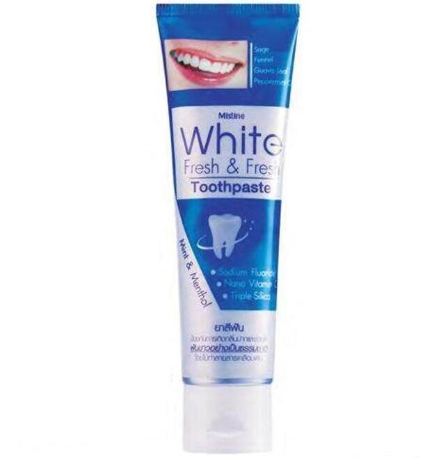 Отбеливающая зубная паста White Mistine 100 гр