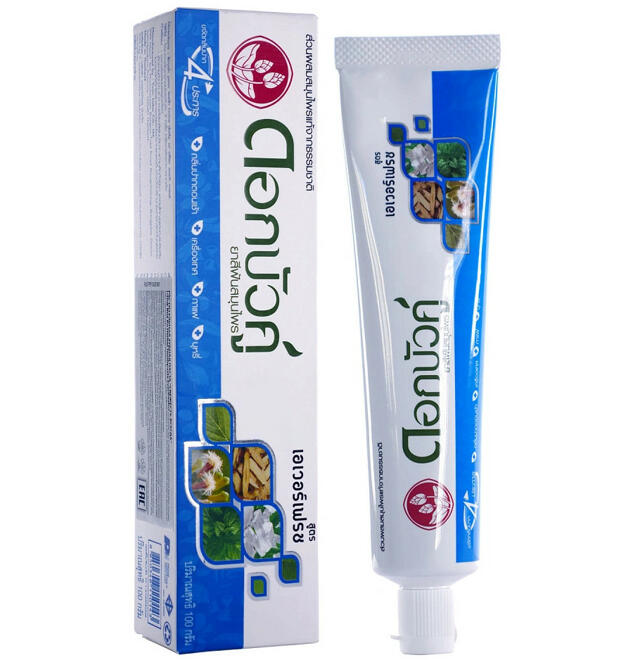 Зубная паста против неприятного запаха изо рта Herbal Everfresh Twin Lotus 100 или 150 гр