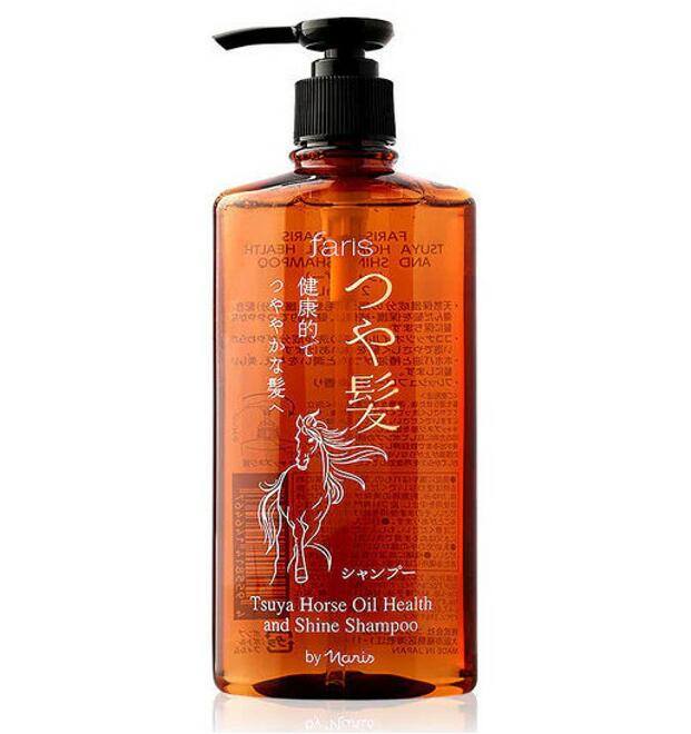 Японский шампунь с лошадиным маслом от выпадения волос Tsuya Horse Oil Faris 270 мл