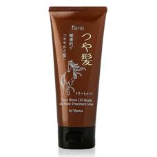 Японская маска с лошадиным маслом от выпадения волос Tsuya Horse Oil Faris 100 гр