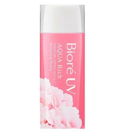 Солнцезащитный гель с ароматом пиона Biore Aqua Rich SPF 50 PA+++ 90 мл