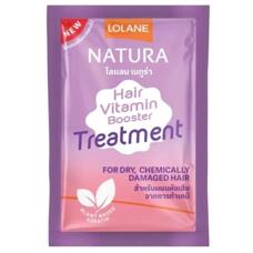 Витаминная маска бустер для сухих, химически поврежденных волос Natura Lolane 25 мл