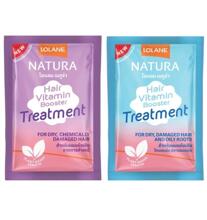 Витаминная маска бустер для сухих, химически поврежденных волос Natura Lolane 25 мл