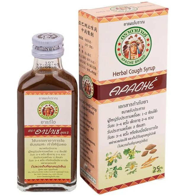 Сироп травяной от кашля и бронхита Апачи (Apache) 60 мл