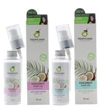 Сыворотка для выпрямления волос на кокосовом масле Tropicana 70 мл 3 аромата
