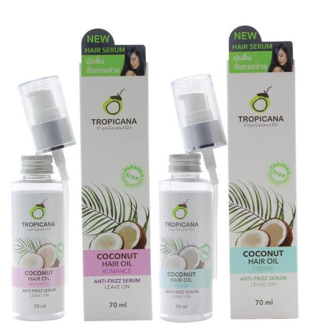 Сыворотка для выпрямления волос на кокосовом масле Tropicana 70 мл 3 аромата