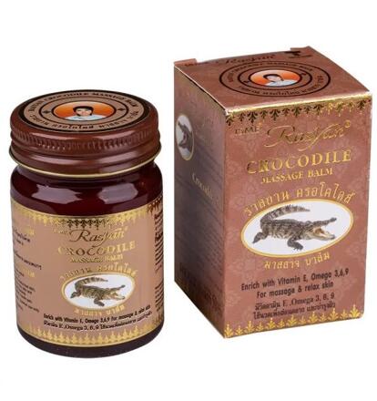 Крокодиловый бальзам от радикулита, болей в спине и шее Rasyan 50 гр тайский