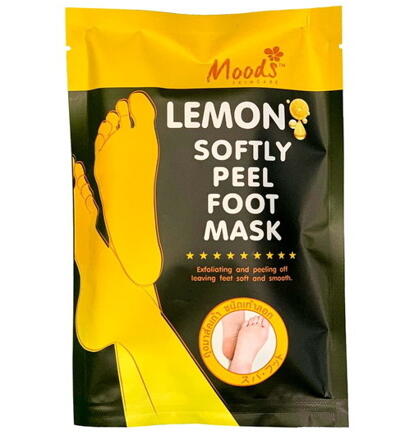 Маска - носочки для пиллинга стоп с лимоном Moods