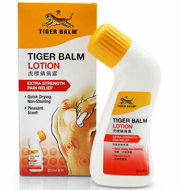 Обезболивающий тигровый лосьон бальзам Tiger Balm 80 мл