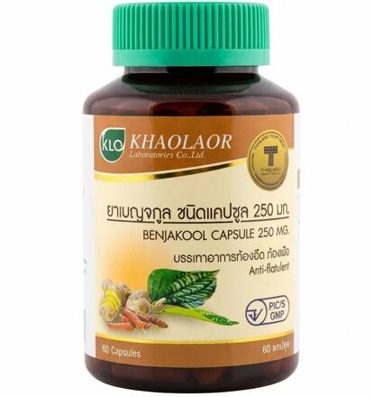 Противовоспалительное средство Benjakool 250 мг Khalaor 60 таблеток
