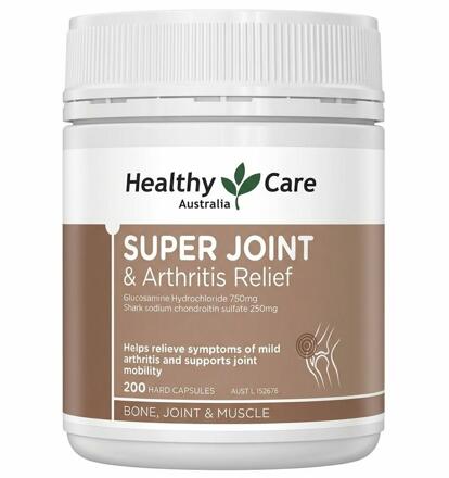 Препарат для уменьшения симптомов артрита и воспаления суставов Super Joint Healthy Care 200 таблеток