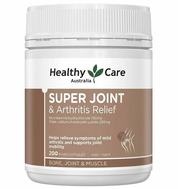 Препарат для уменьшения симптомов артрита и воспаления суставов Super Joint Healthy Care 200 таблеток
