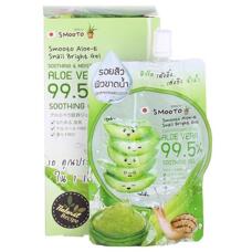 Увлажняющий гель с 99,5% Алоэ Вера и улиточной слизью Smooto 50 гр