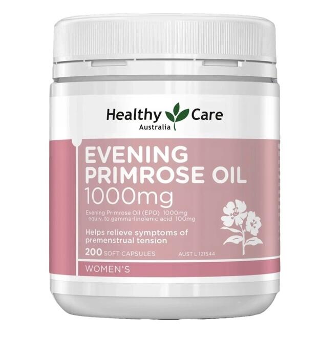 Масло примулы вечерней 1000 мг Healthy Care 200 капсул