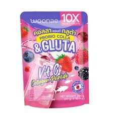 Пробиотик с коллагеном и антиоксидантами в порошке Woonae 6 шт по 20 гр