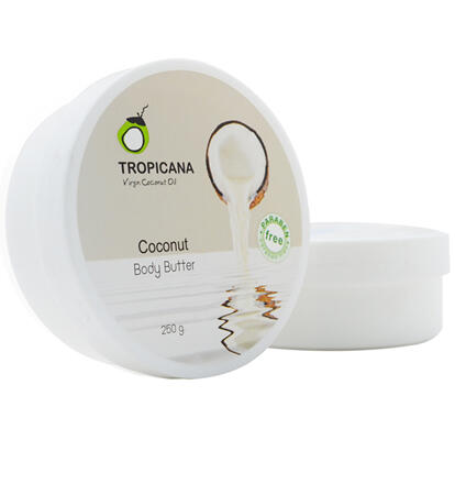 Увлажняющее крем - масло на основе кокосового масла Tropicana 250 гр