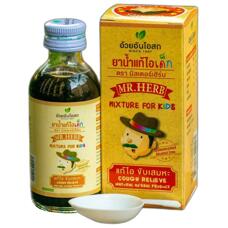 Детская травяная микстура - сироп от кашля Dr. Herb 60 мл