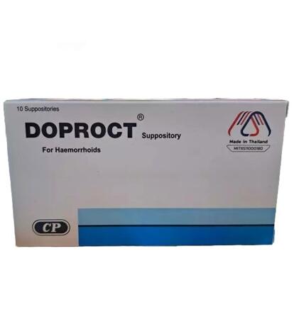 Doproct свечи от геморроя и для лечения прямой кишки 10 свечей
