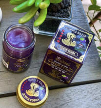 Фиолетовый бальзам с мангостином и коброй Royal Thai Herb 50 гр