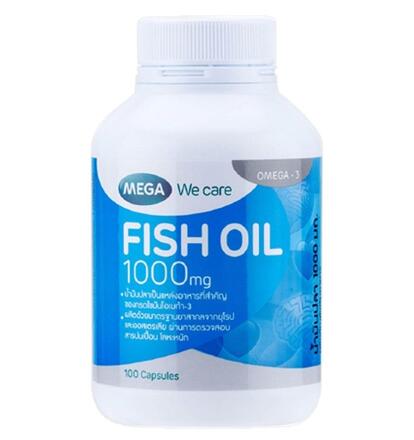  Рыбий жир в капсулах Mega We Care 1000 мг 30, 100 или 200 капсул
