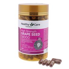 Экстракт виноградной косточки Grape Seed 58000 Healthy Care 200 капсул
