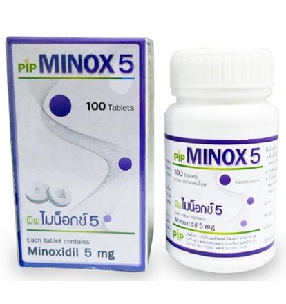 Таблетки с миноксидилом для роста волос Minox 5 мг 100 шт