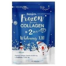 Коллаген с глутатионом для сияния кожи и волос Frozen collagen 2 in 1 60 капсул