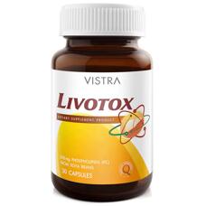 Комплекс с лецитином для детокса Livotox Vistra 30 капсул