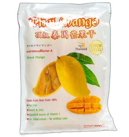 Сушеное манго 10% сахара 200 гр