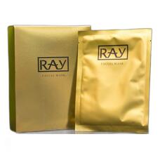 Люксовая тканевая лифтинг - маска с золотом Ray 1 или 10 шт