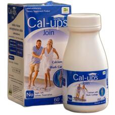 Кальций с акульими хрящами для суставов и костей Cal-Ups 60 шт