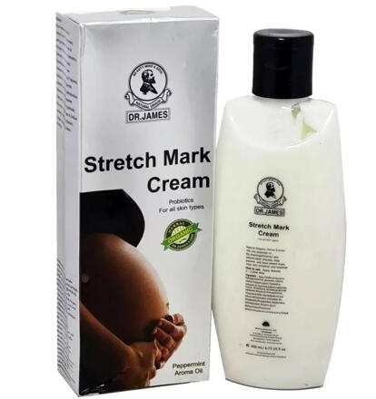 Крем от растяжек с пребиотиками и травами Dr. James 200 мл