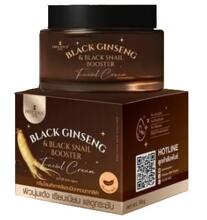 Крем бустер для лица с черным женьшенем и муцином черной улитки Precious 50 гр