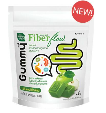 Жевательный мармелад – клетчатка для ЖКТ с фруктами и кокосовым маслом Handy Herb 4 шт 22 гр 4 вкуса