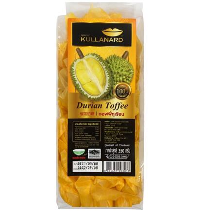 Конфетки - ириски тоффи из дуриана Kullanard 350 гр
