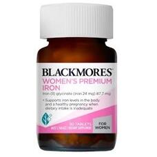 Железо для женщин в таблетках Premium Blackmores 30 шт