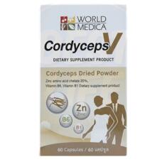 Комплекс Кордицепса с витаминами группы B и хелатом цинка V World Medica 60 капсул