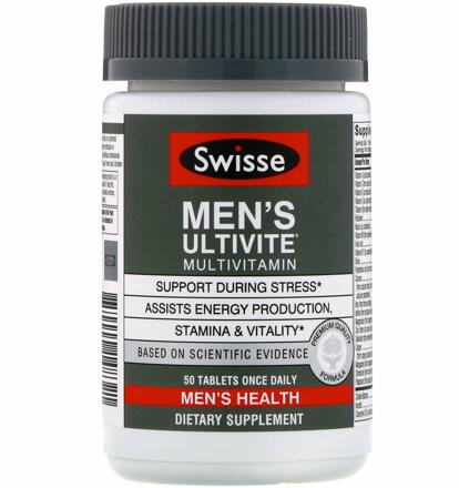 Мультивитамины для мужчин Swisse Men's Ultivite 120 капсул