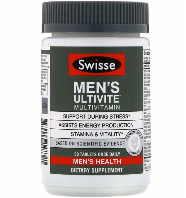 Мультивитамины для мужчин Swisse Men's Ultivite 120 капсул