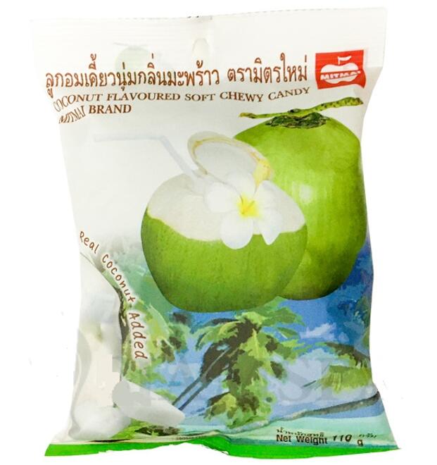 Жевательные тайские конфеты c соком кокоса MitMai 110 гр