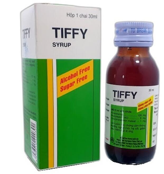 Детский сироп от простуды без сахара Tiffy dey 30 мл