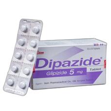 Препарат Dipazide (глипизид 5 мг) от диабета 2 типа и для контроля сахара в крови