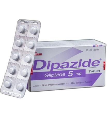 Препарат Dipazide (глипизид 5 мг) от диабета 2 типа и для контроля сахара в крови
