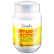 Лецитин 1200 мг в капсулах для мозга, гормонального баланса и печени Giffarine 60 капсул