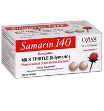 Гепатопротектор для очищения, лечения и защиты печени Самарин 140 мг 30 или 100 таблеток