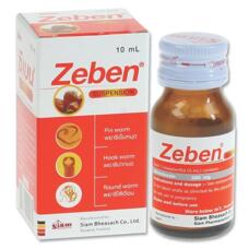 Детская суспензия от паразитов Zeben (Альбендазол) 10 мл