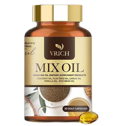 Витаминные капсулы с 5 маслами Mix Oil Vrich для волос и кожи лица