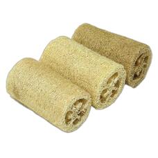 Натуральная мочалка из люфы от целлюлита и для кровообращения 1 или 6 шт