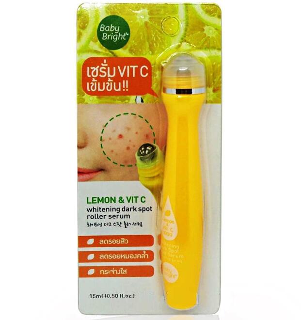 Осветляющая сыворотка роллер с лимоном и витамином С Baby Bright 15 мл