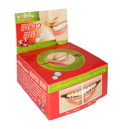 Круглая Зубная паста 5Star с кожурой мангостина 25 гр